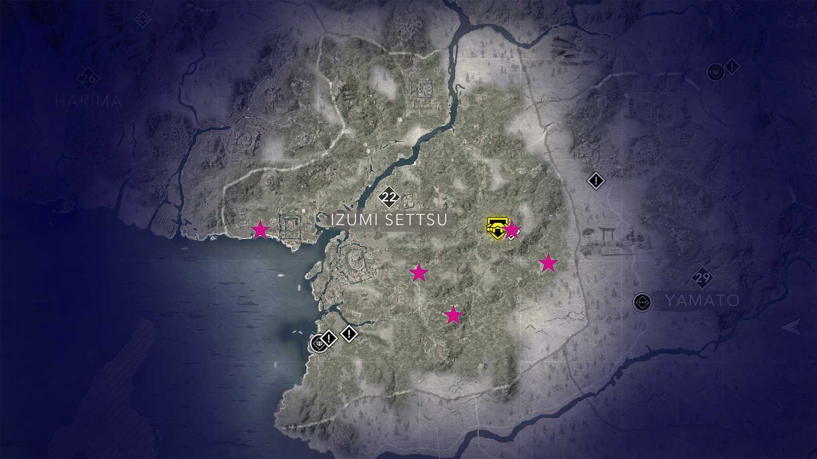 Kuji-Kiri locations list in Assassin’s Creed Shadows