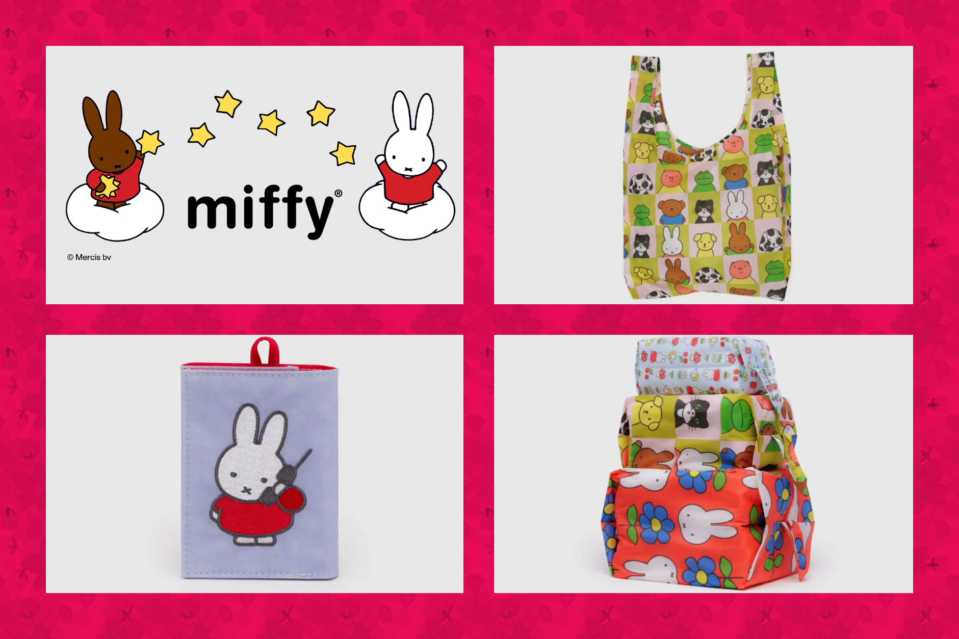 Miffy's Baggu bag and accessory lineup is available starting
