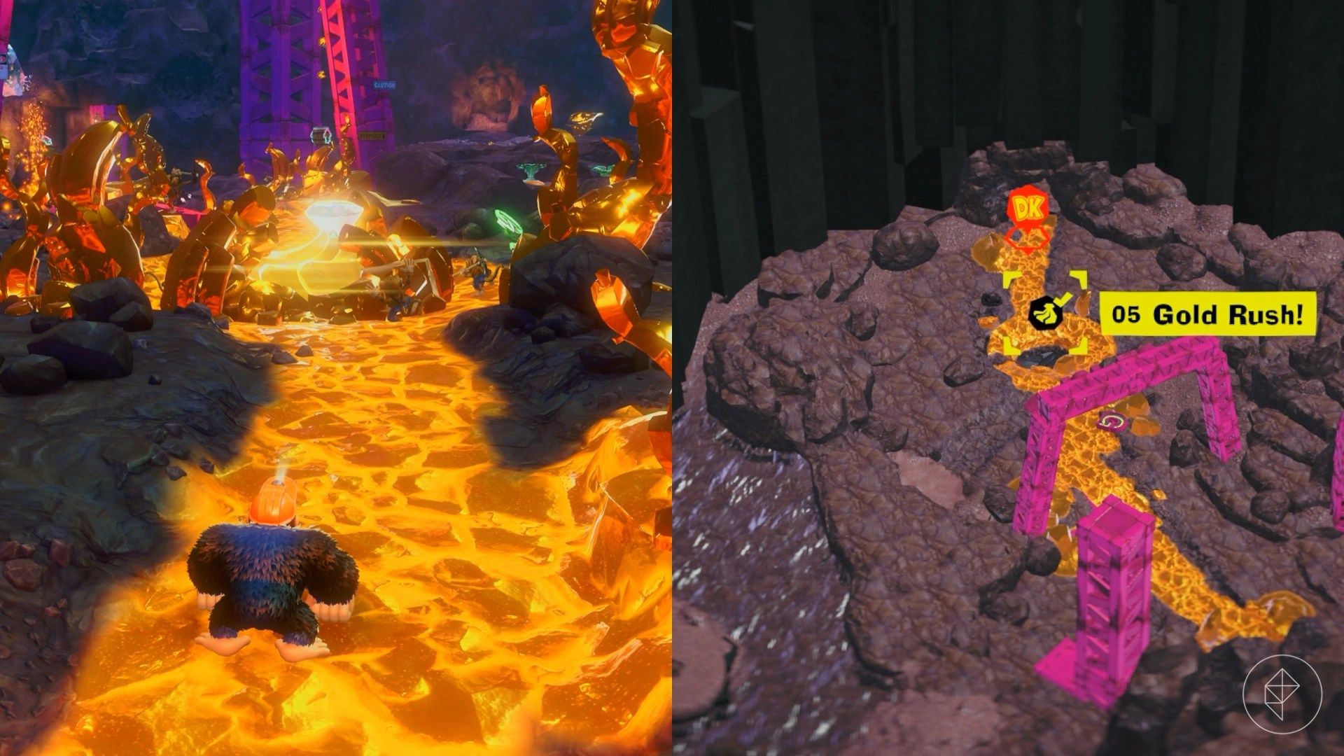 All Ingot Isle Banandium Gem locations in Donkey Kong Bananza