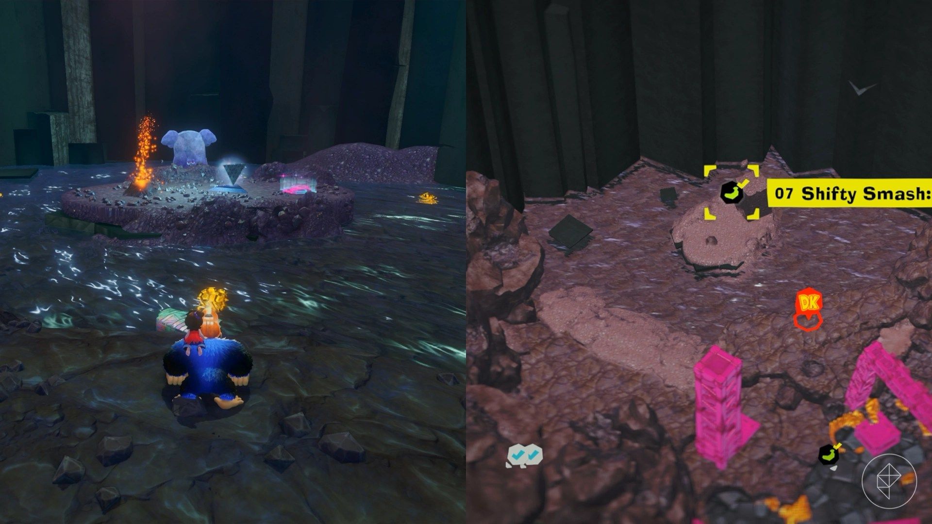 All Ingot Isle Banandium Gem locations in Donkey Kong Bananza