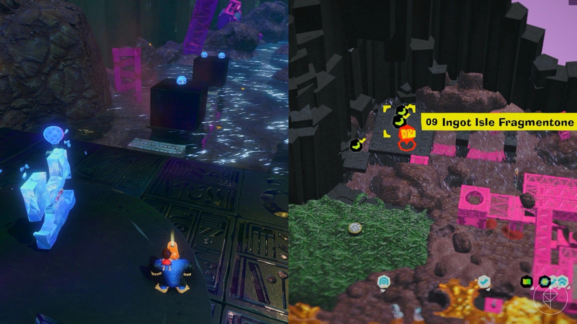 All Ingot Isle Banandium Gem locations in Donkey Kong Bananza