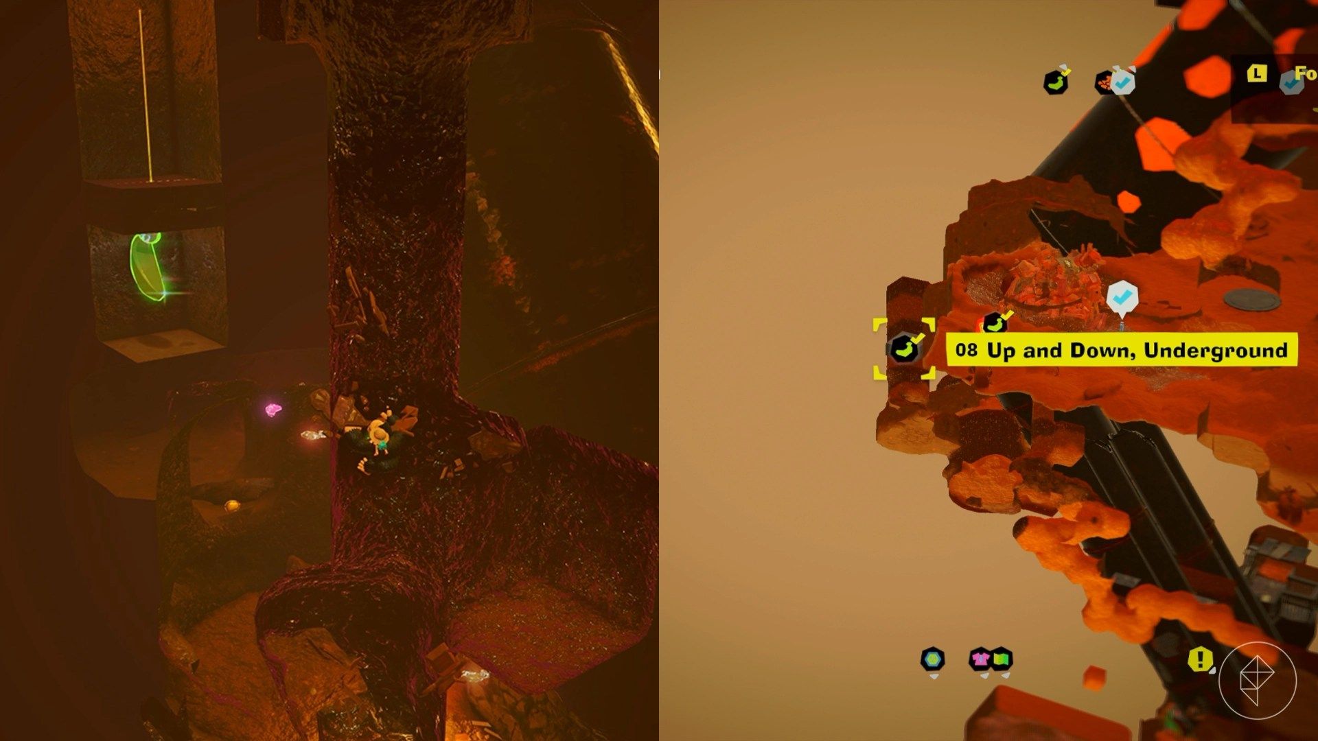 Camada de aterro Banandium Localizações de gem