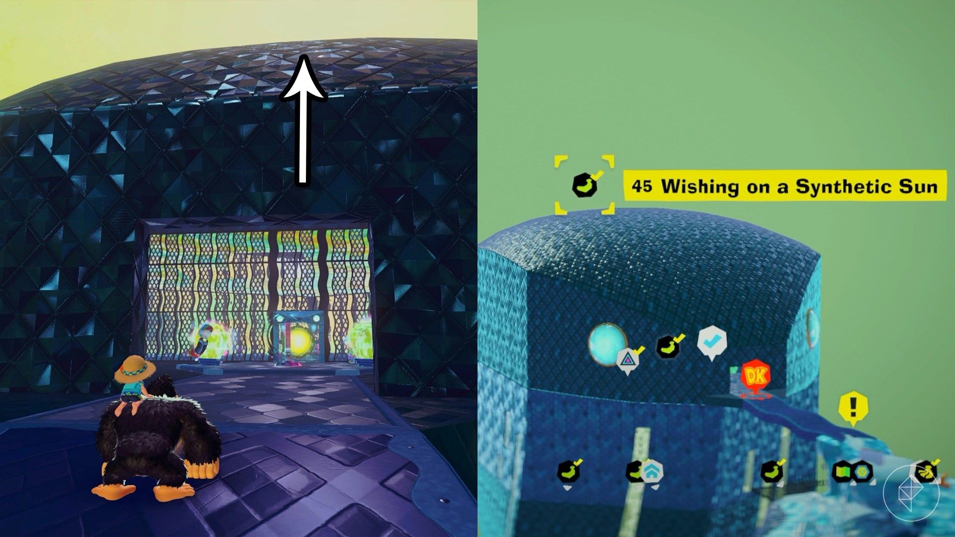 Radiance Layer Banandium Gem locations in Donkey Kong Bananza