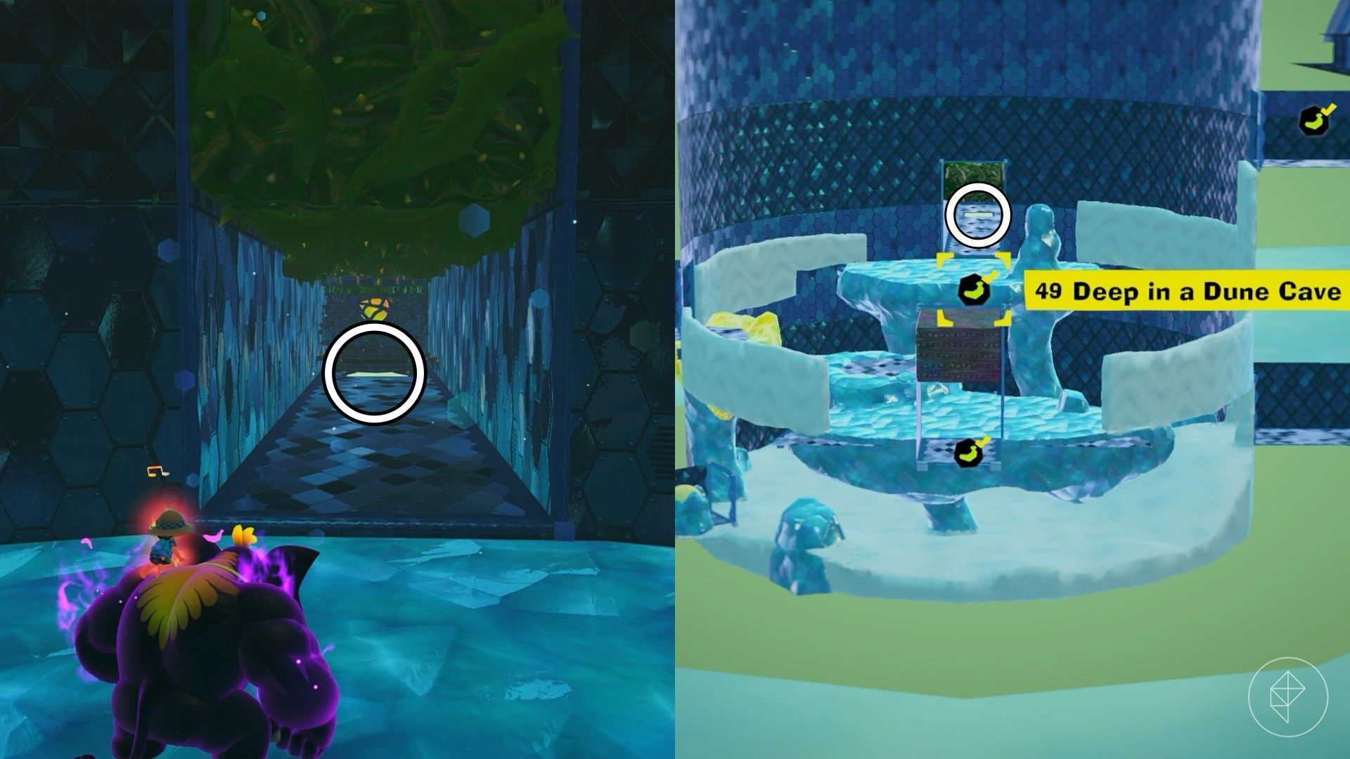 Radiance Layer Banandium Gem locations in Donkey Kong Bananza