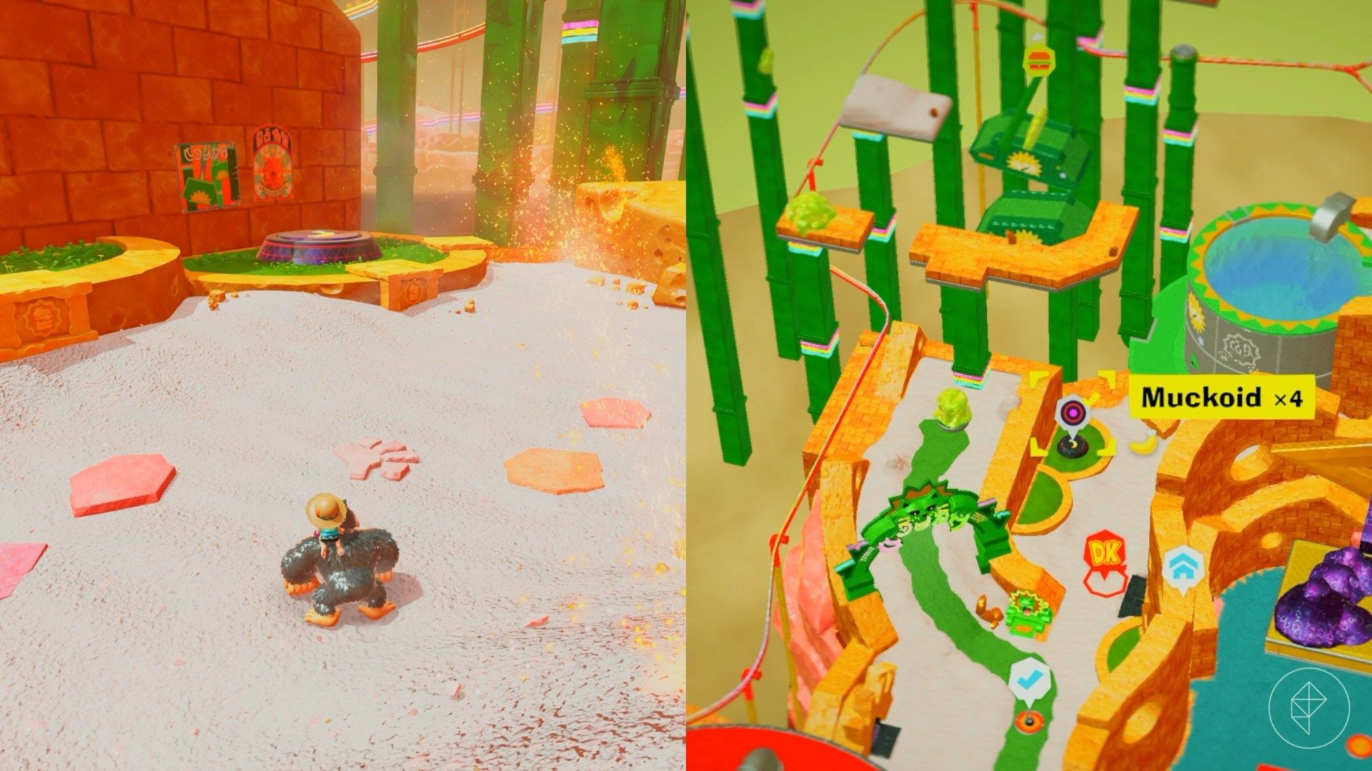Feast Layer Banandium Gem locations in Donkey Kong Bananza