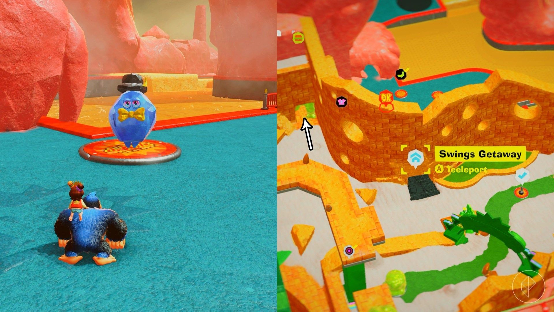 Feast Layer Banandium Gem locations in Donkey Kong Bananza