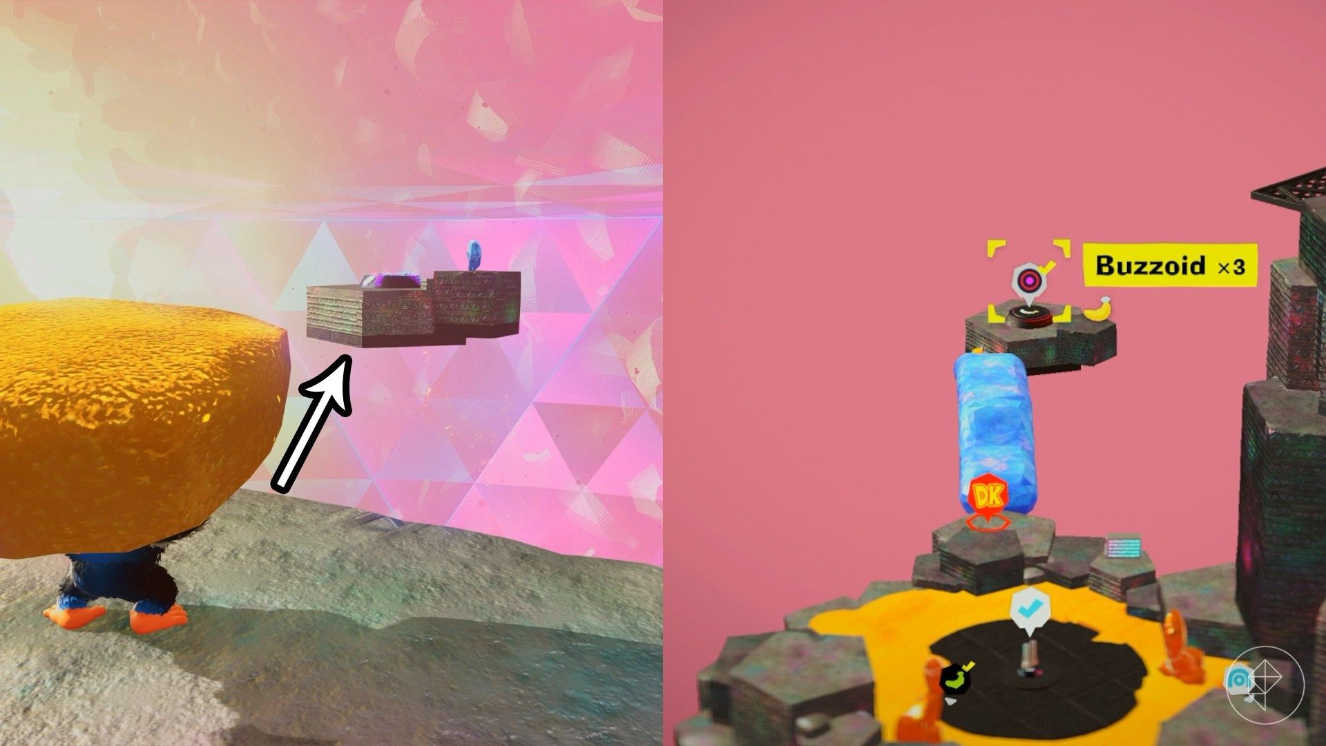 Forbidden Layer Banandium Gem locations in Donkey Kong Bananza