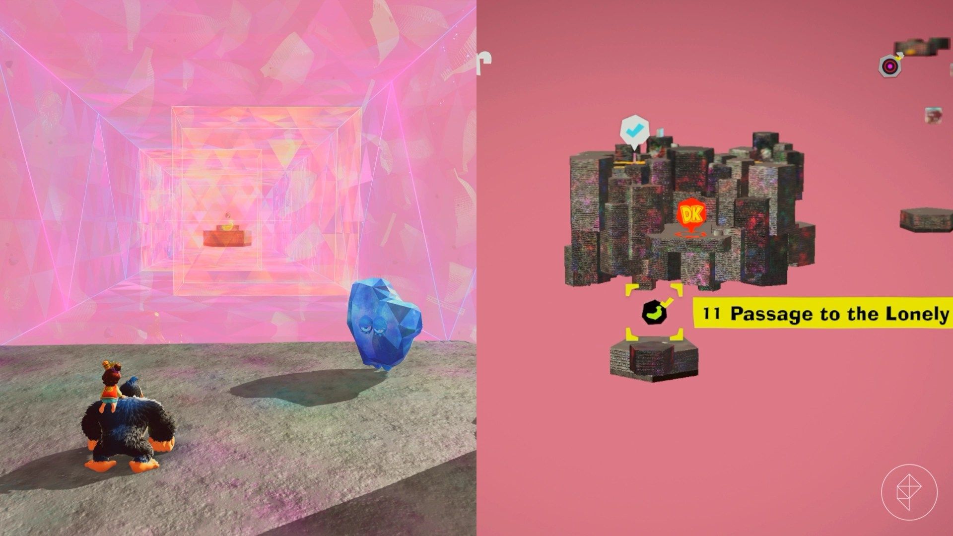Forbidden Layer Banandium Gem locations in Donkey Kong Bananza