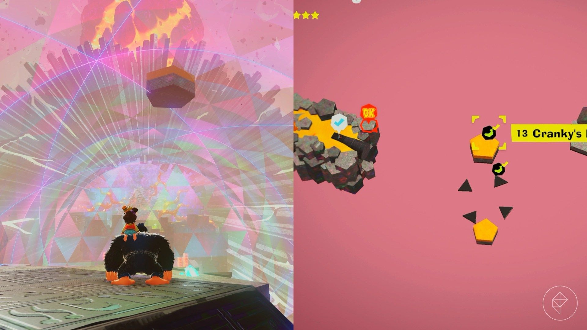 Forbidden Layer Banandium Gem locations in Donkey Kong Bananza