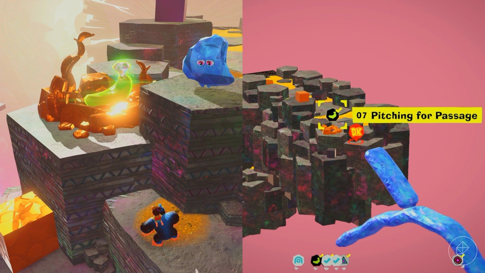 Forbidden Layer Banandium Gem locations in Donkey Kong Bananza