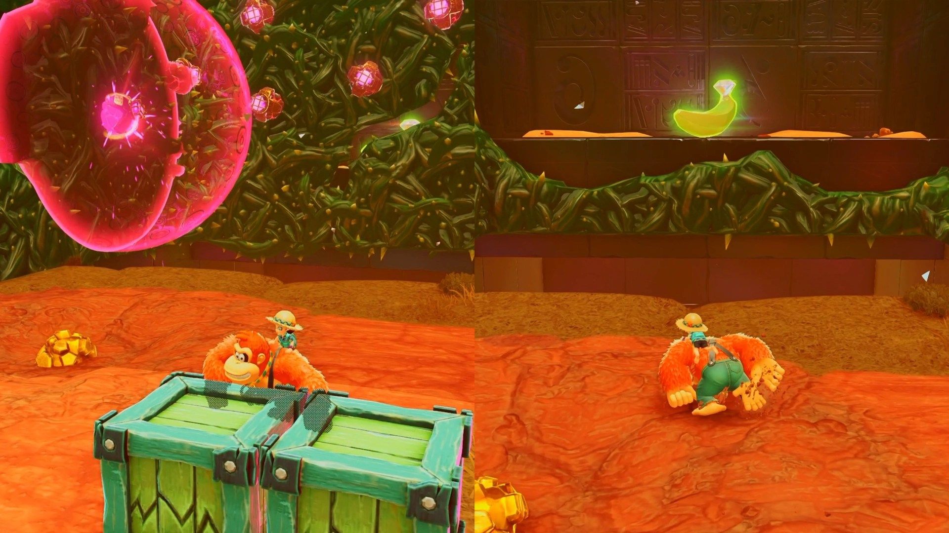 Canyon Layer Banandium Gem locations in Donkey Kong Bananza