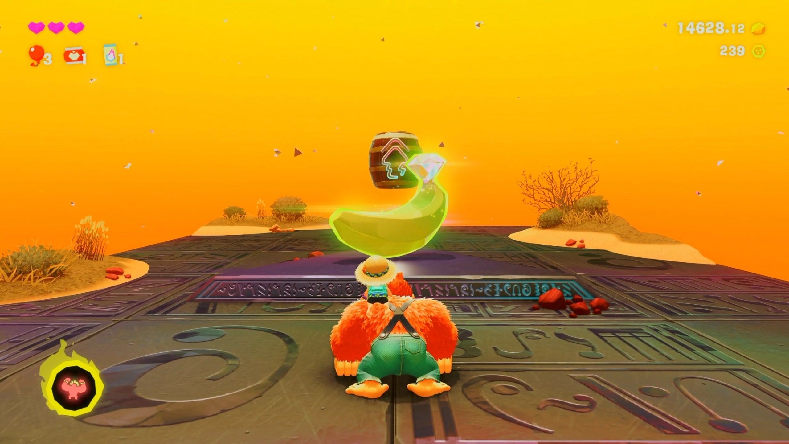 Canyon Layer Banandium Gem locations in Donkey Kong Bananza
