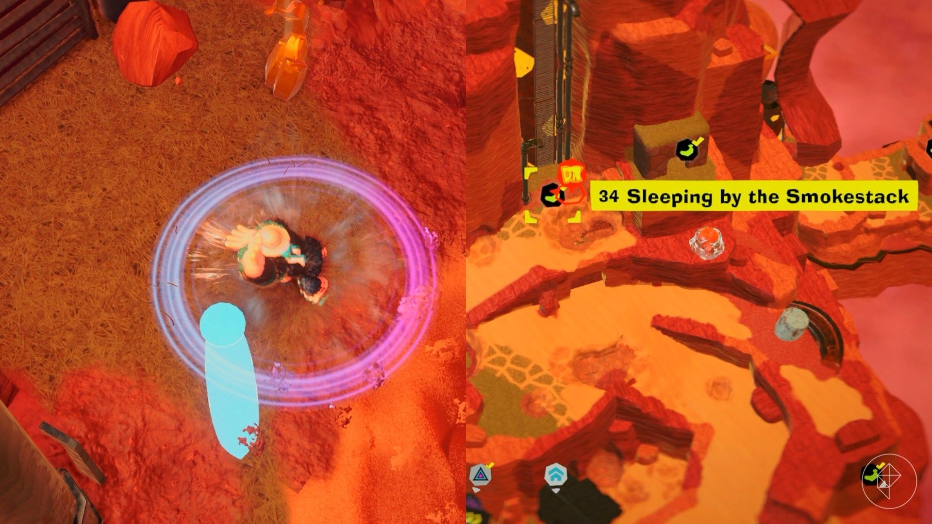 Canyon Layer Banandium Gem locations in Donkey Kong Bananza