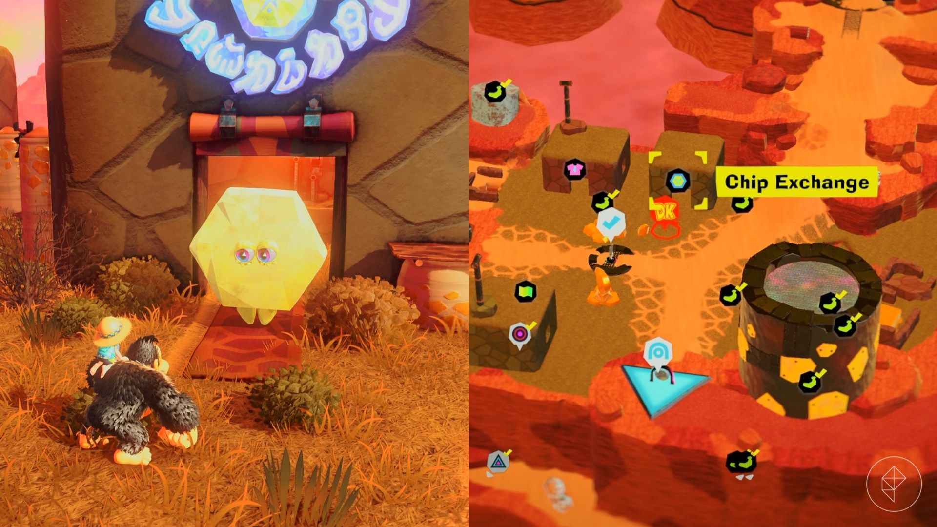 Canyon Layer Banandium Gem locations in Donkey Kong Bananza