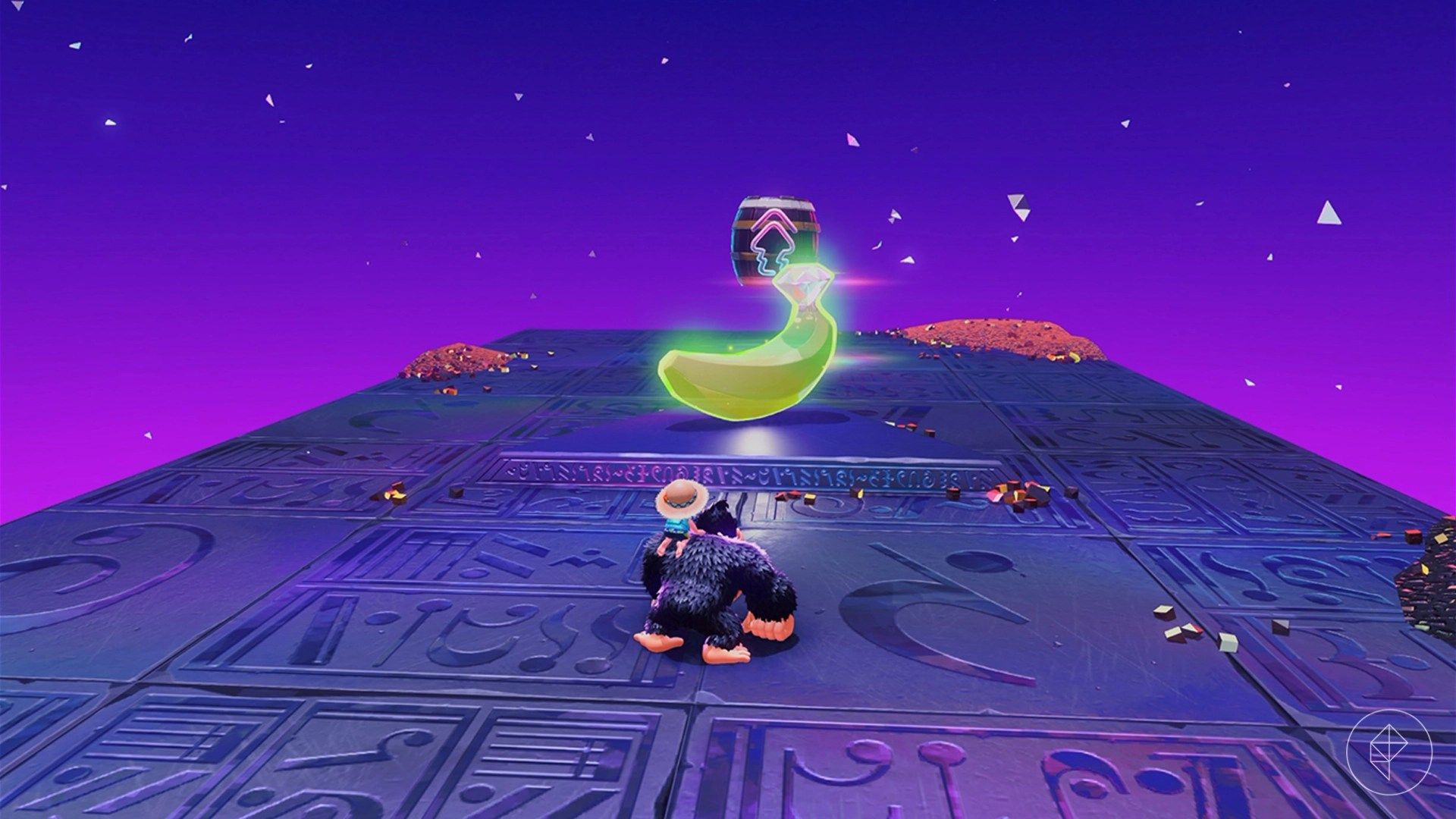Canyon Layer Banandium Gem locations in Donkey Kong Bananza