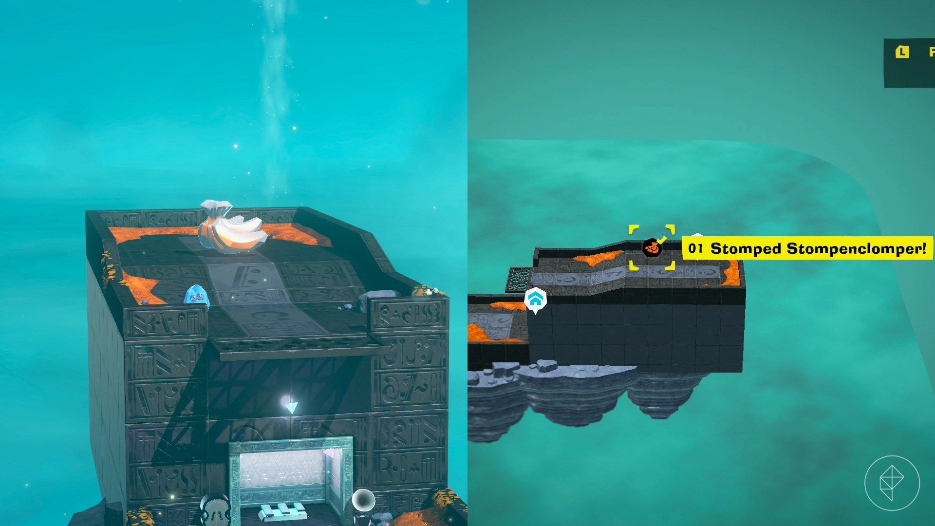 The Divide Banandium Gem locations in Donkey Kong Bananza