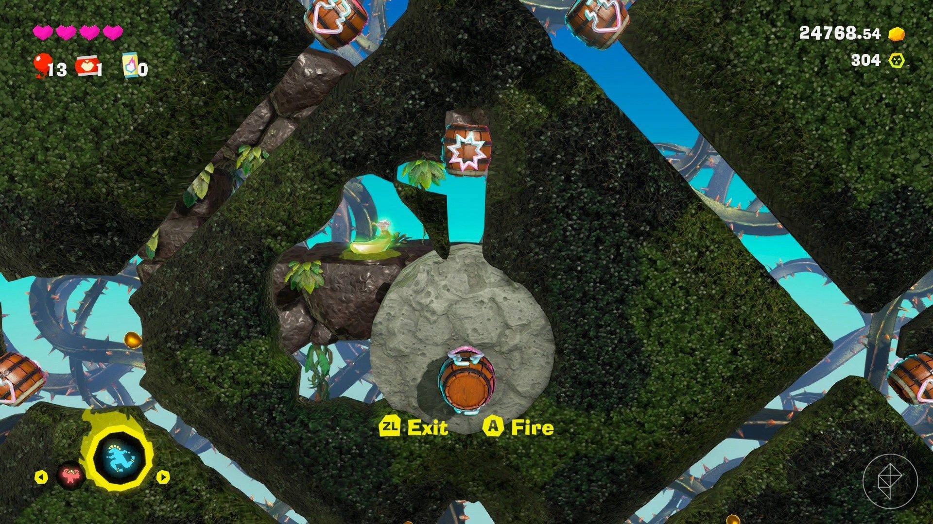 Forest Layer Banandium Gem locations in Donkey Kong Bananza