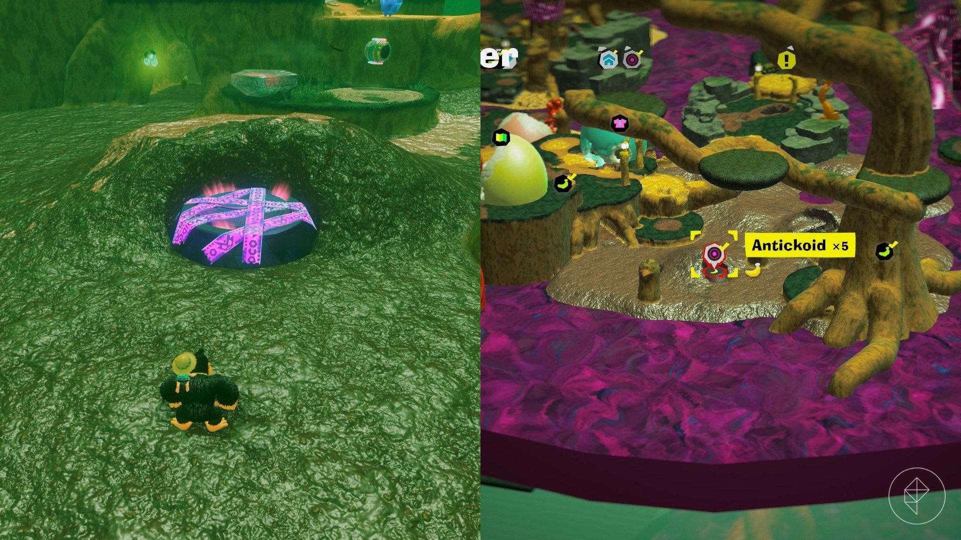 Forest Layer Banandium Gem locations in Donkey Kong Bananza