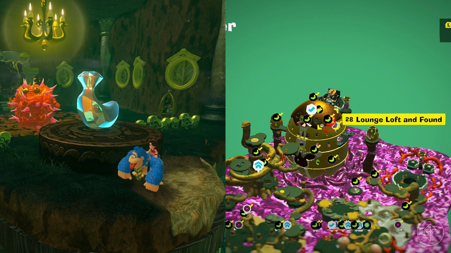 Forest Layer Banandium Gem locations in Donkey Kong Bananza
