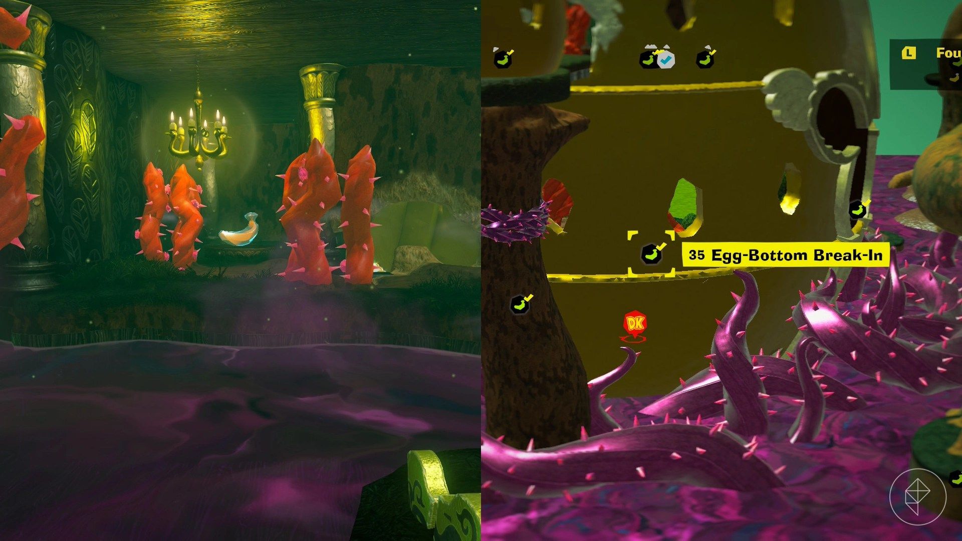 Forest Layer Banandium Gem locations in Donkey Kong Bananza