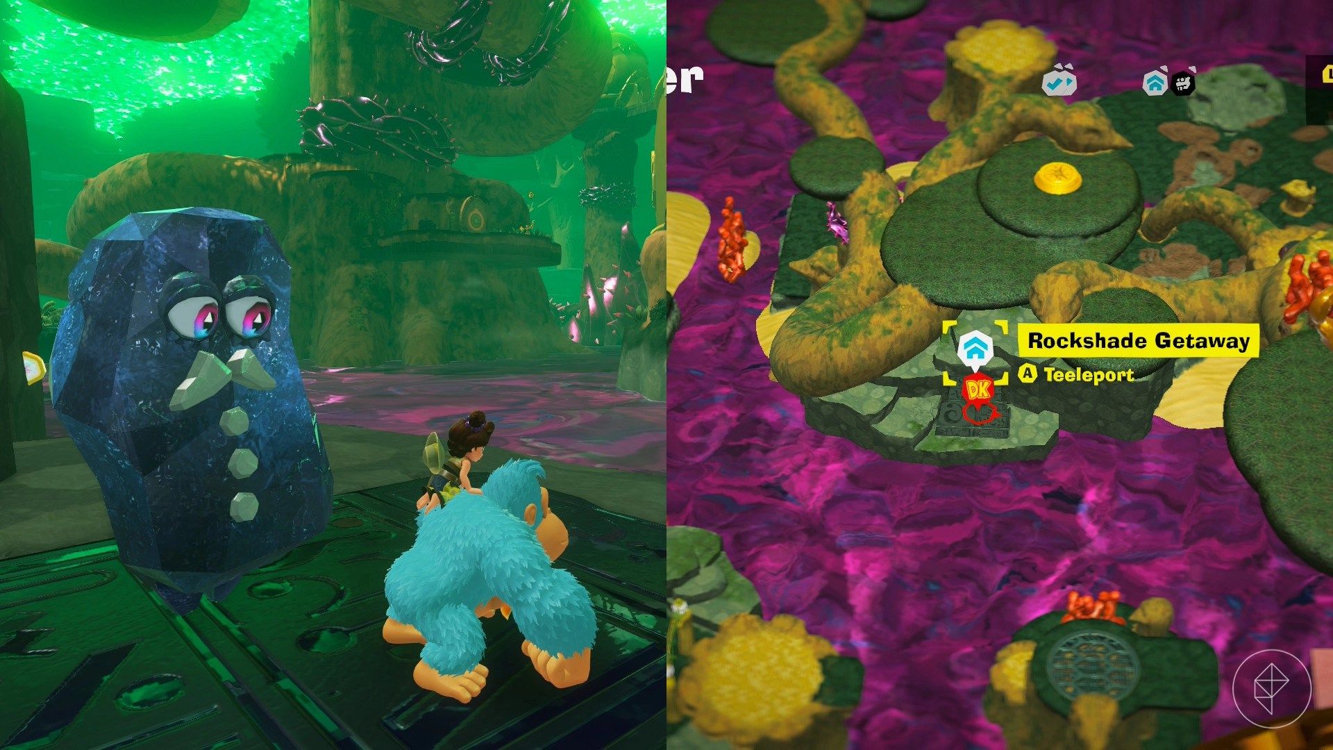 Forest Layer Banandium Gem locations in Donkey Kong Bananza