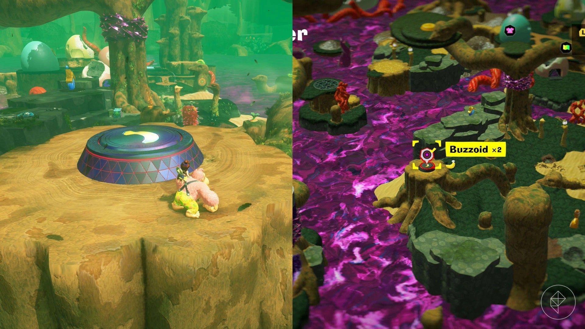 Forest Layer Banandium Gem locations in Donkey Kong Bananza
