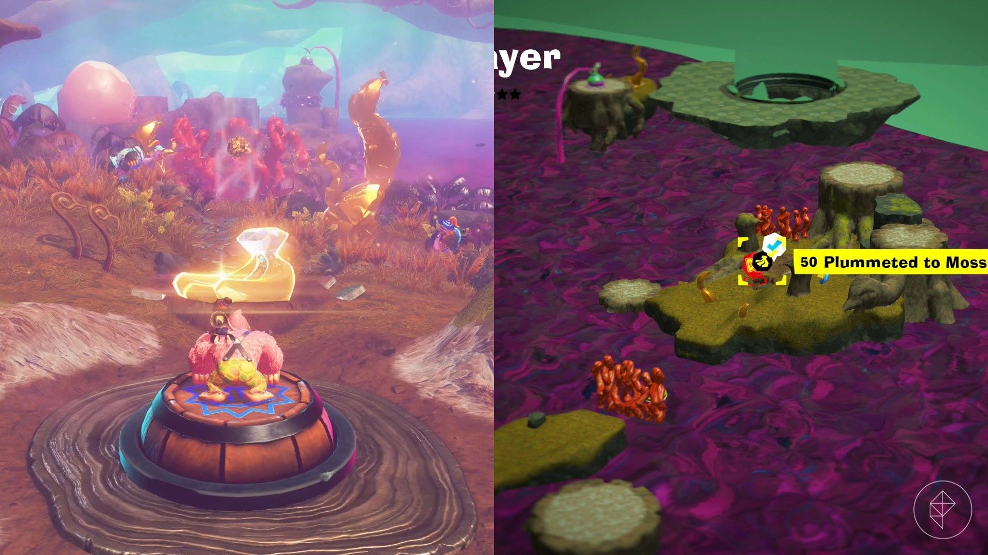 Forest Layer Banandium Gem locations in Donkey Kong Bananza