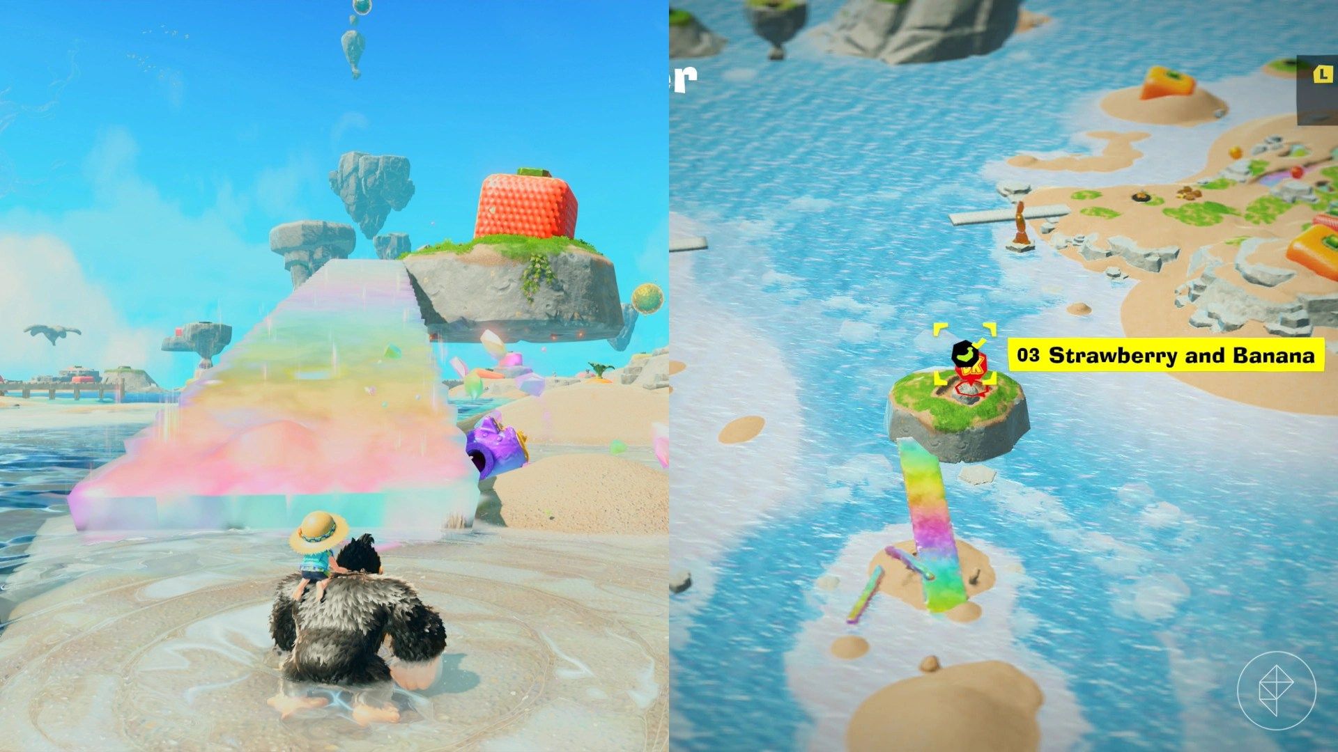 Resort Layer Banandium Gem locations in Donkey Kong Bananza