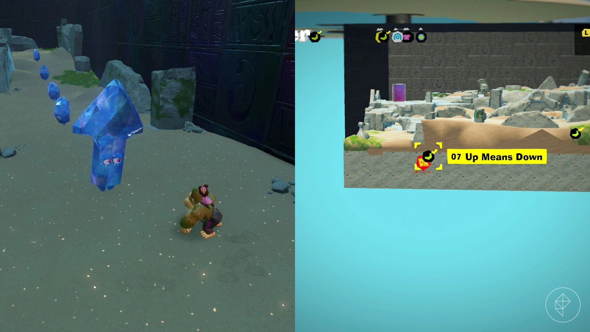 Resort Layer Banandium Gem locations in Donkey Kong Bananza