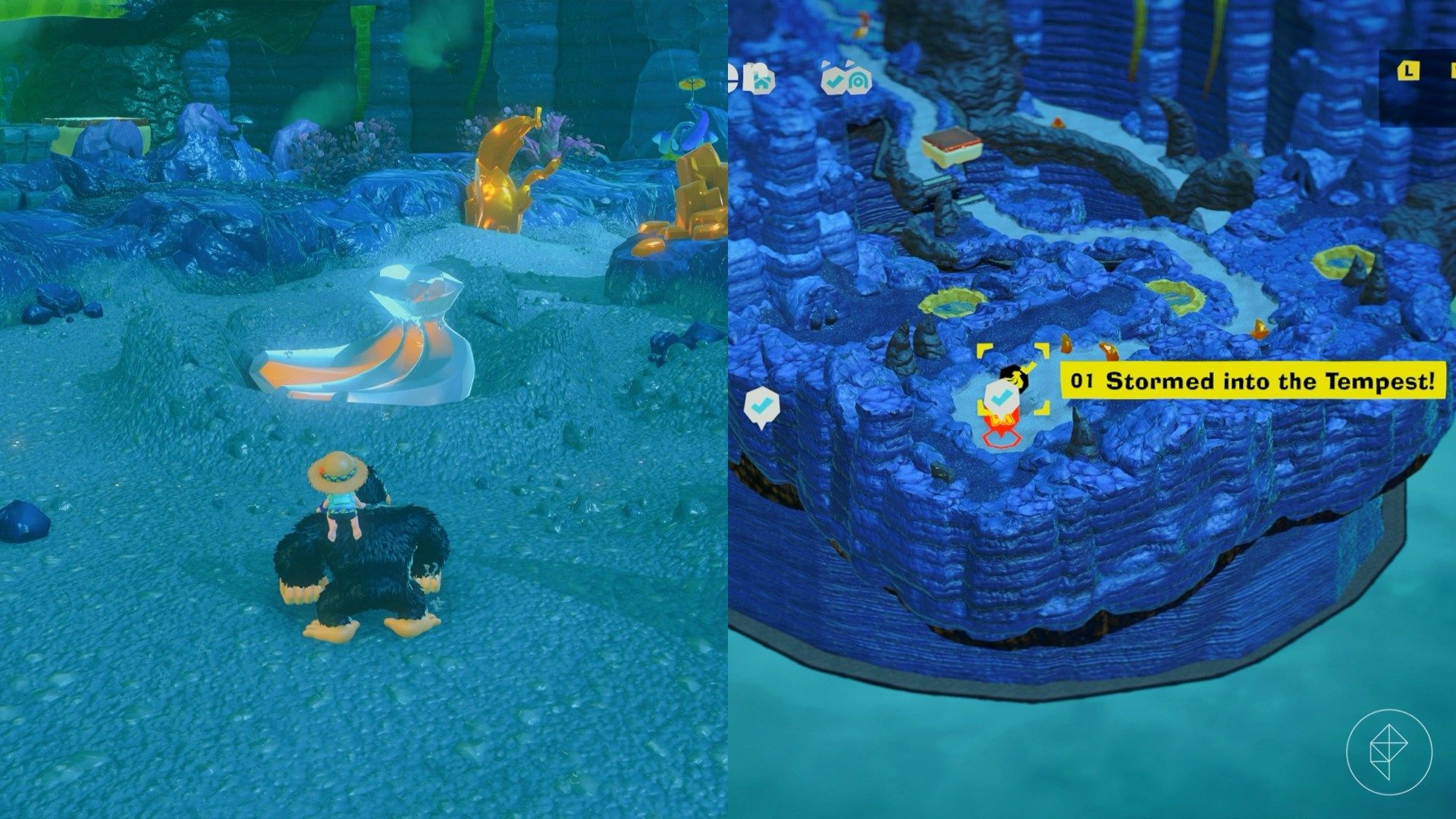 Tempest Layer Banandium Gem locations in Donkey Kong Bananza