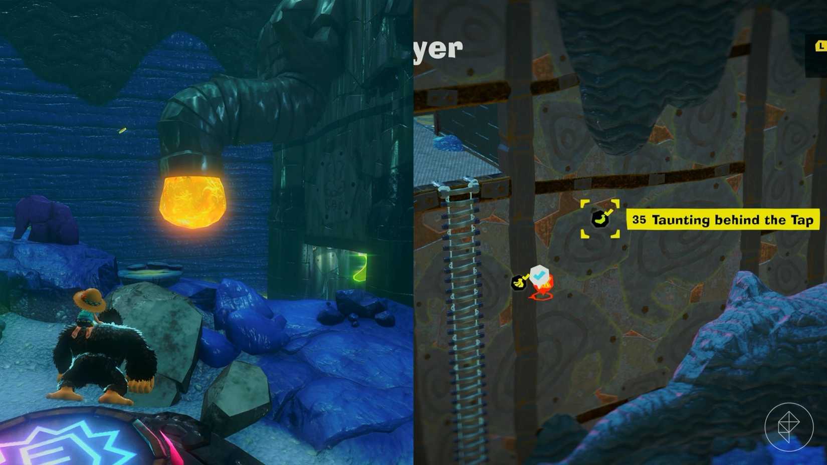 Tempest Layer Banandium Gem (banana) locations in Donkey Kong Bananza