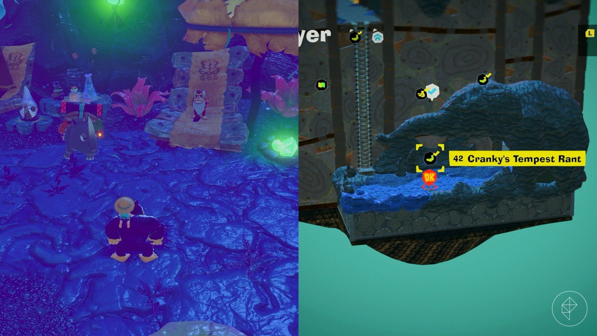 Tempest Layer Banandium Gem locations in Donkey Kong Bananza