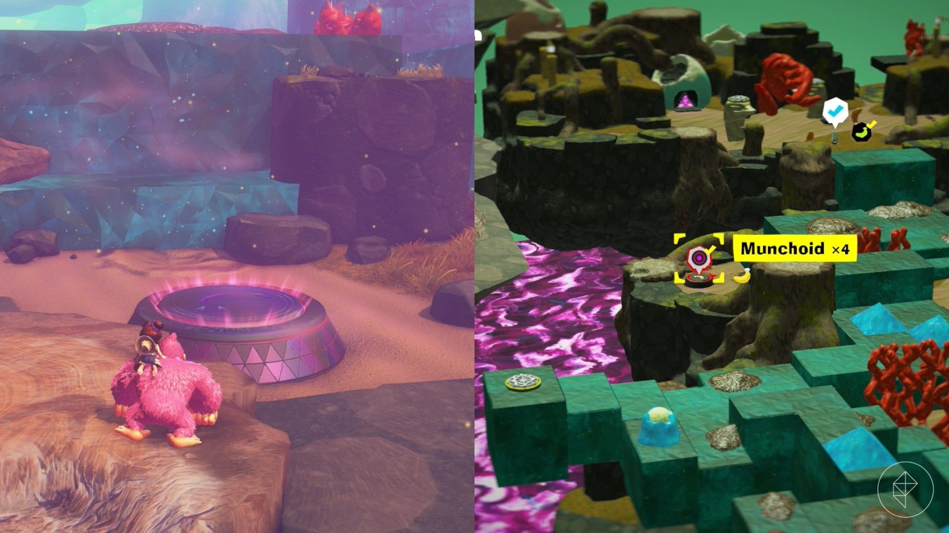 Forest Layer Banandium Gem locations in Donkey Kong Bananza