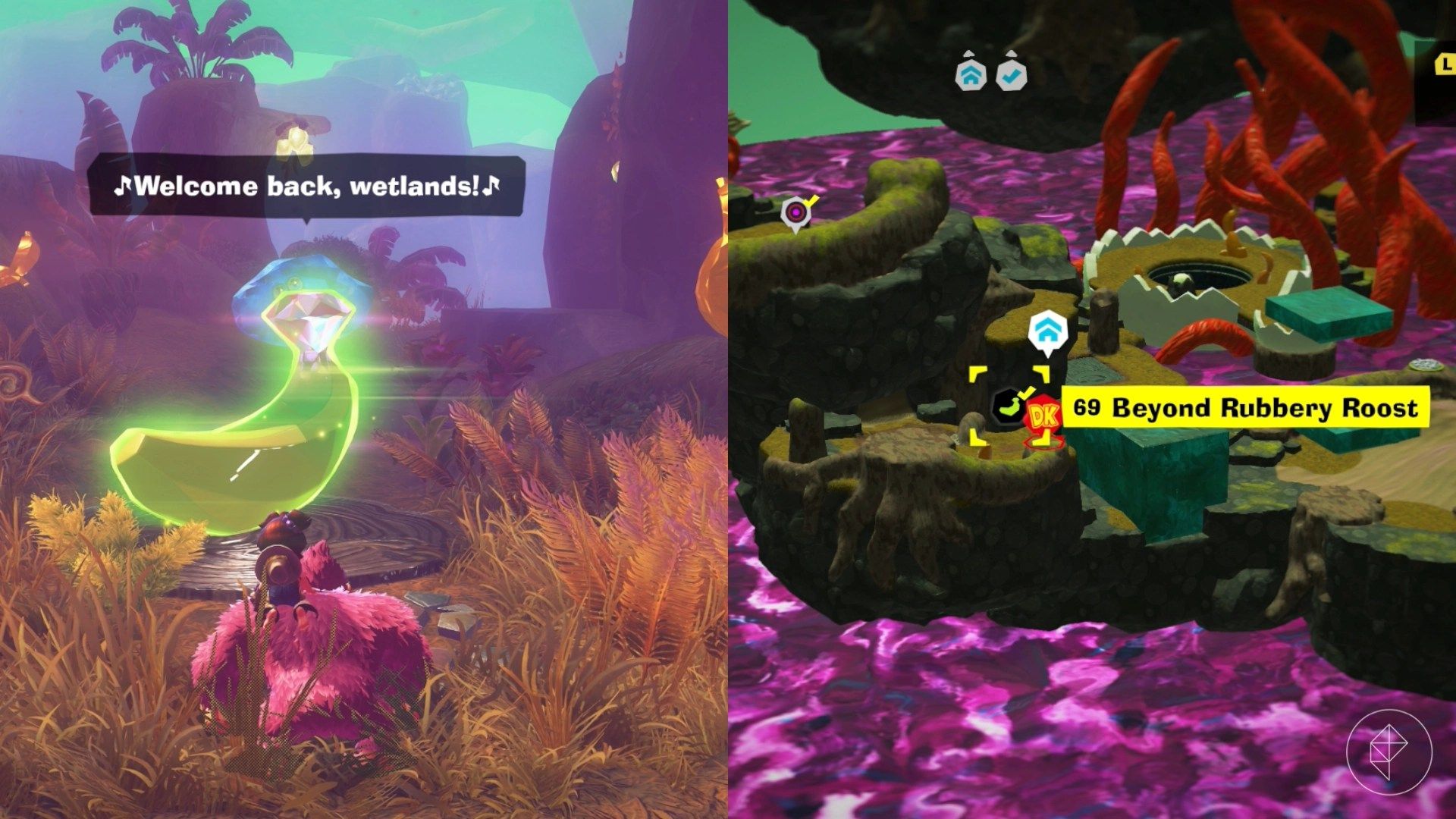 Forest Layer Banandium Gem locations in Donkey Kong Bananza