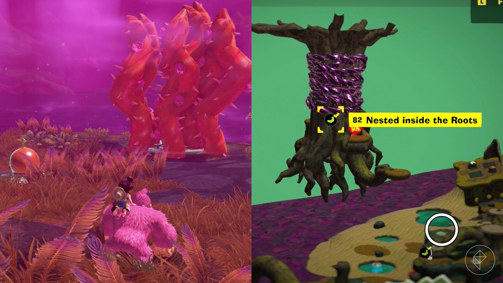 Forest Layer Banandium Gem locations in Donkey Kong Bananza