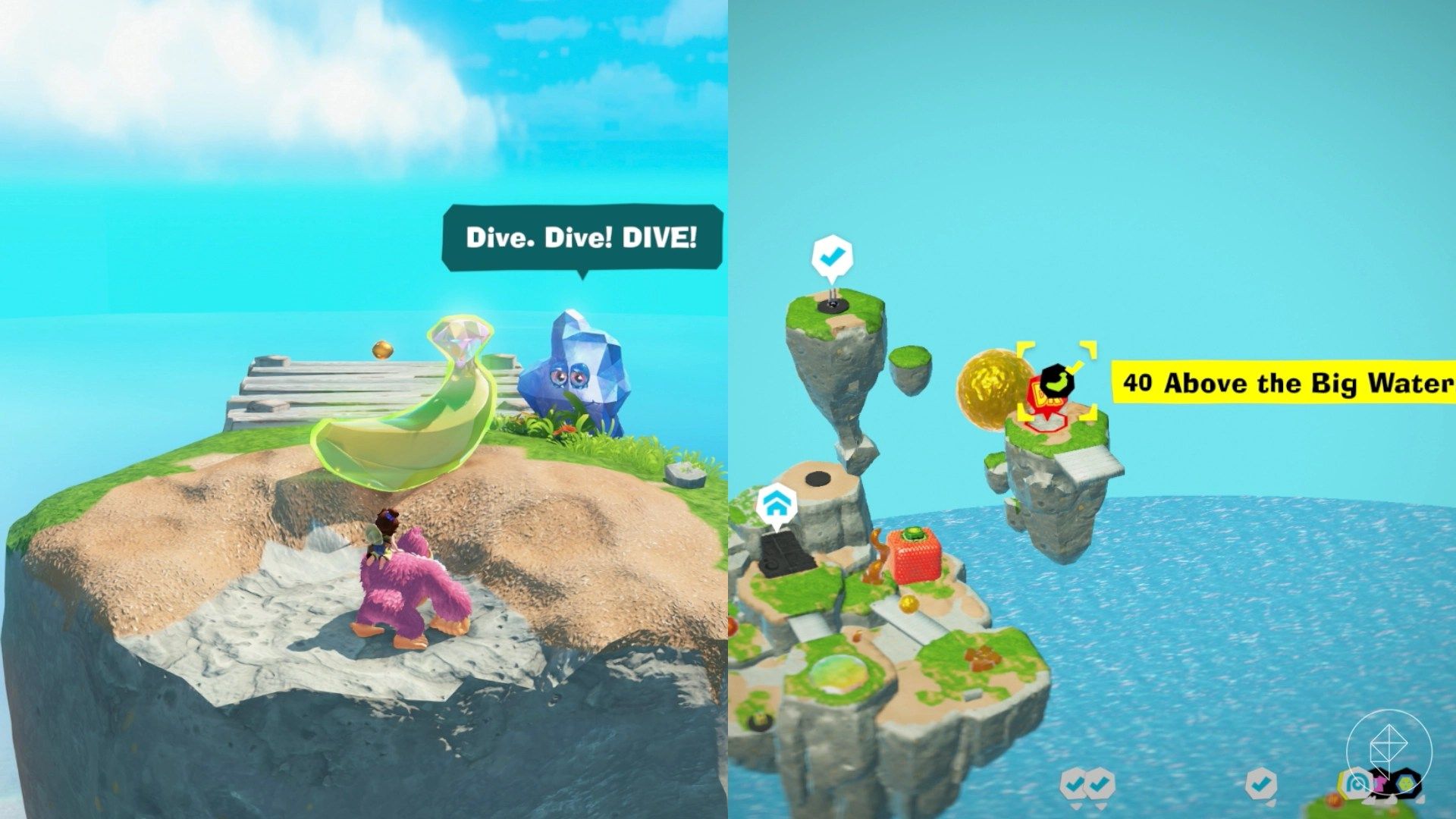 Resort Layer Banandium Gem locations in Donkey Kong Bananza