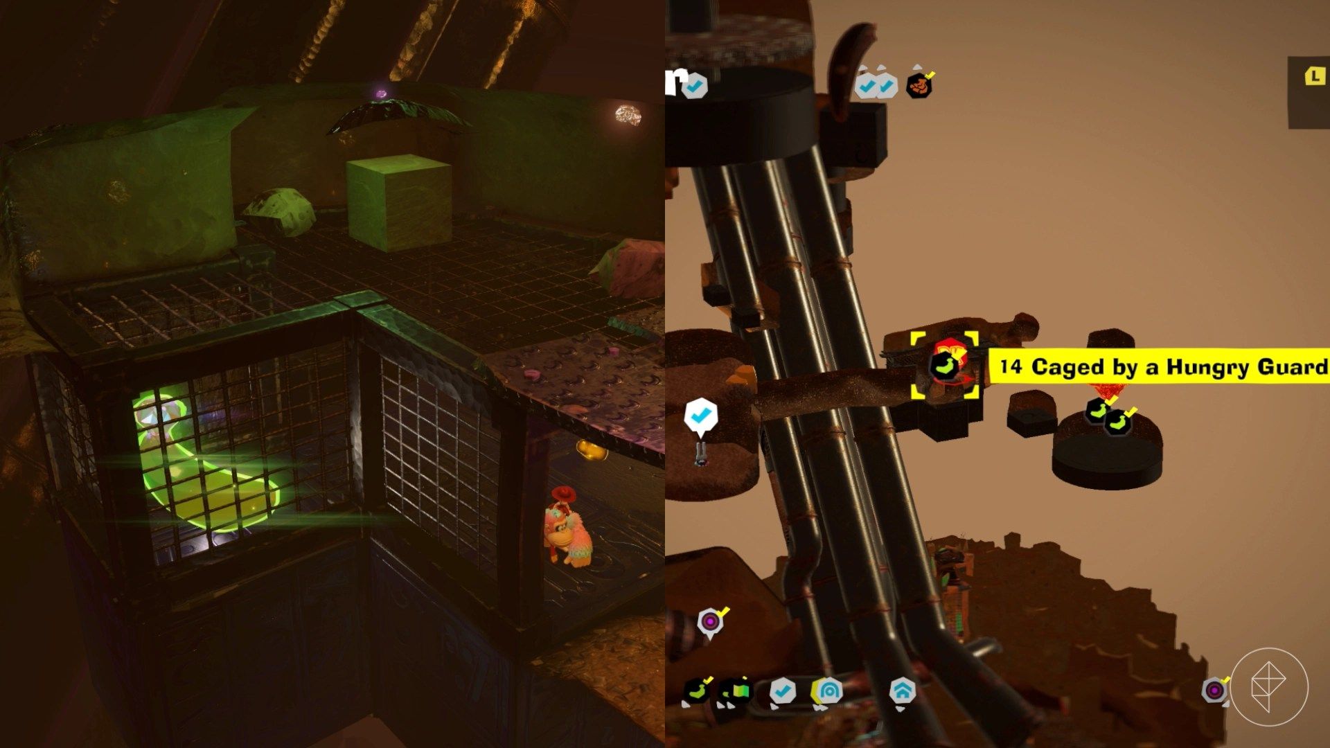 Camada de aterro Banandium Localizações de gem