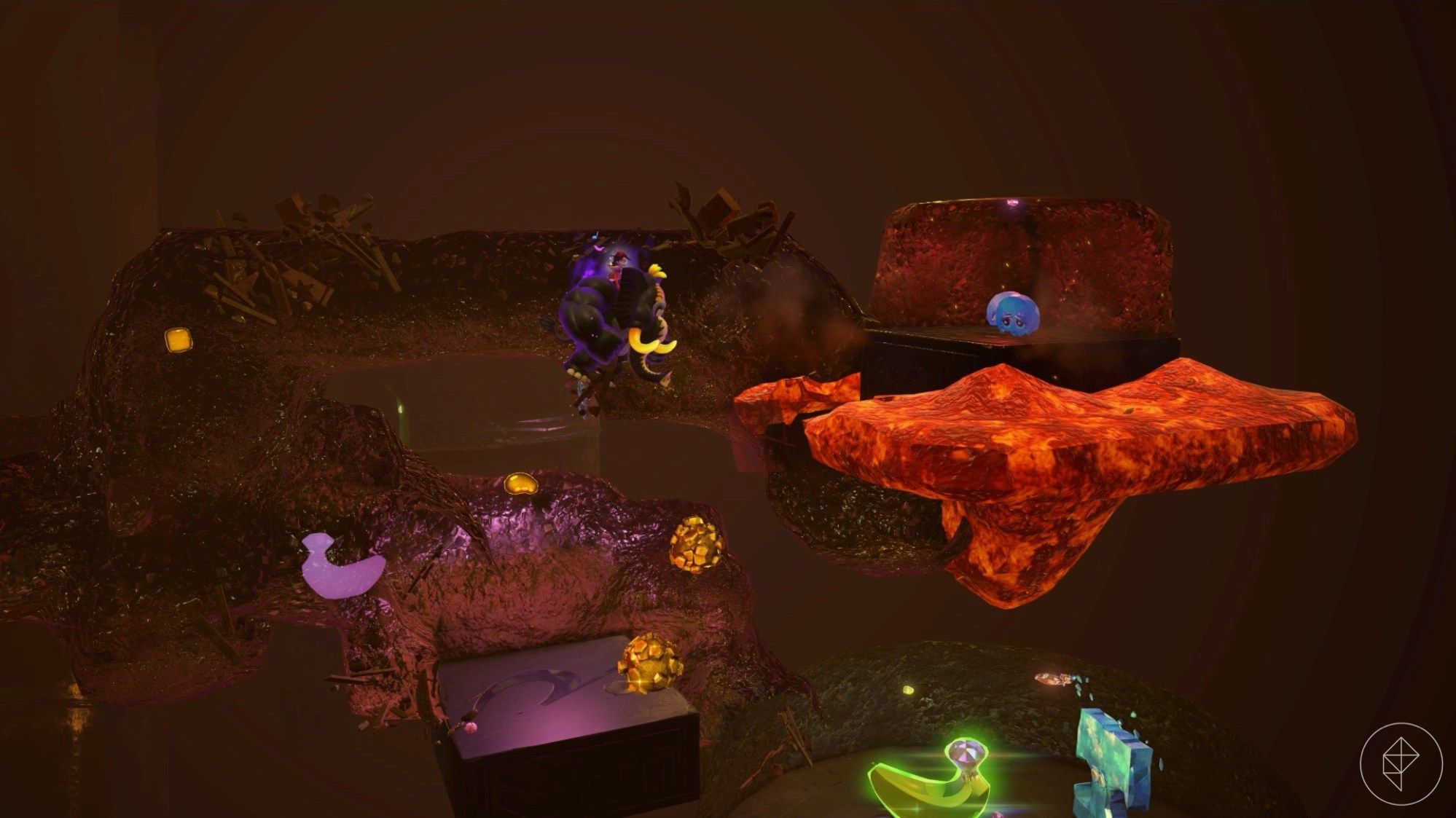 Camada de aterro Banandium Localizações de gem