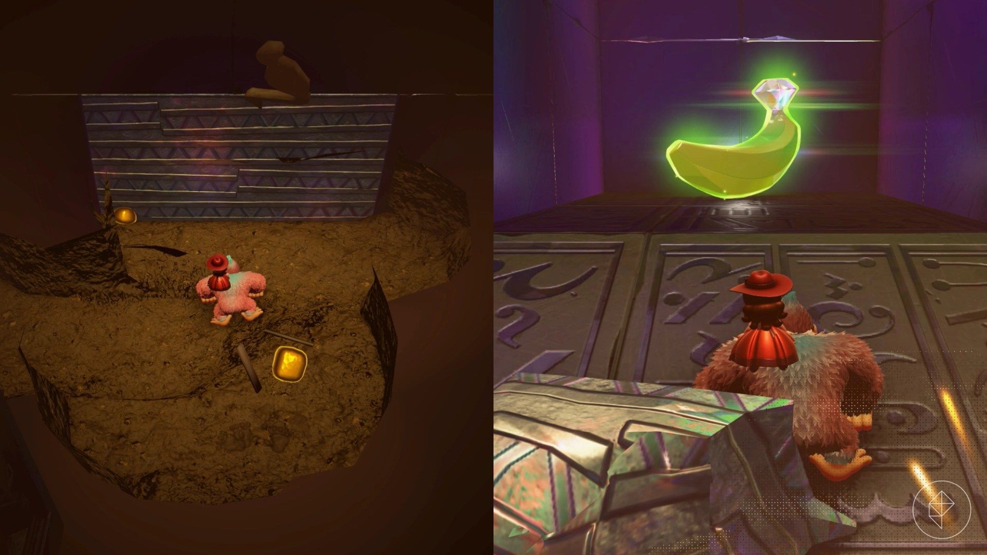 Camada de aterro Banandium Localizações de gem