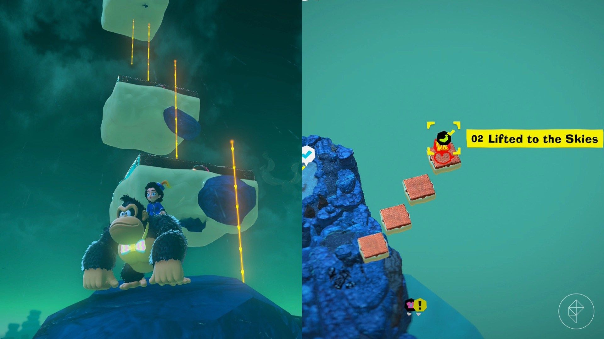 Tempest Layer Banandium Gem locations in Donkey Kong Bananza