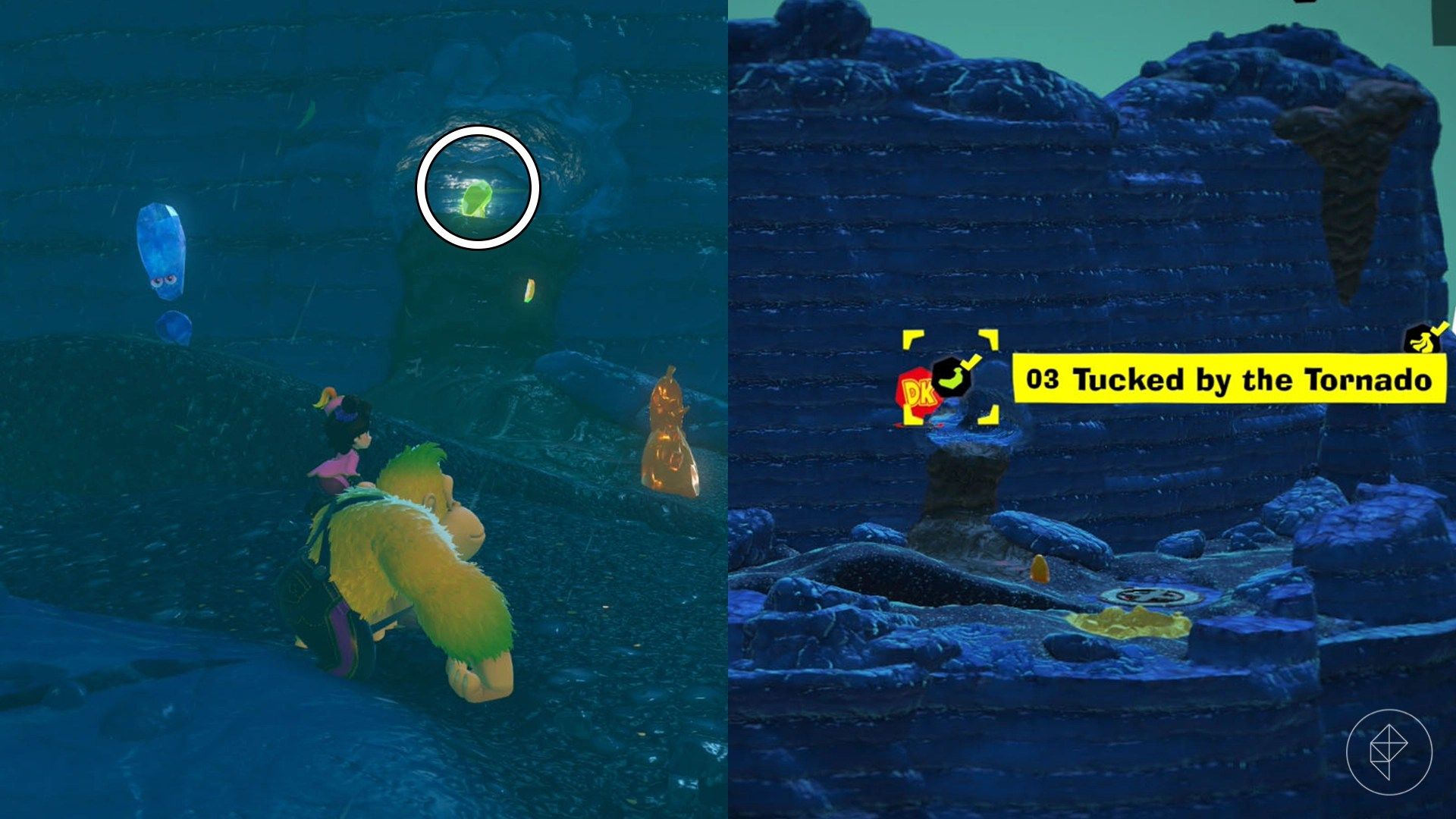 Tempest Layer Banandium Gem locations in Donkey Kong Bananza