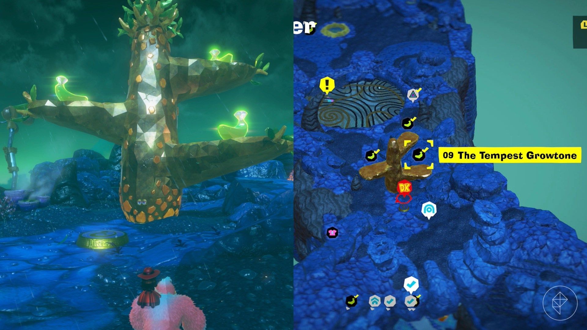 Tempest Layer Banandium Gem locations in Donkey Kong Bananza