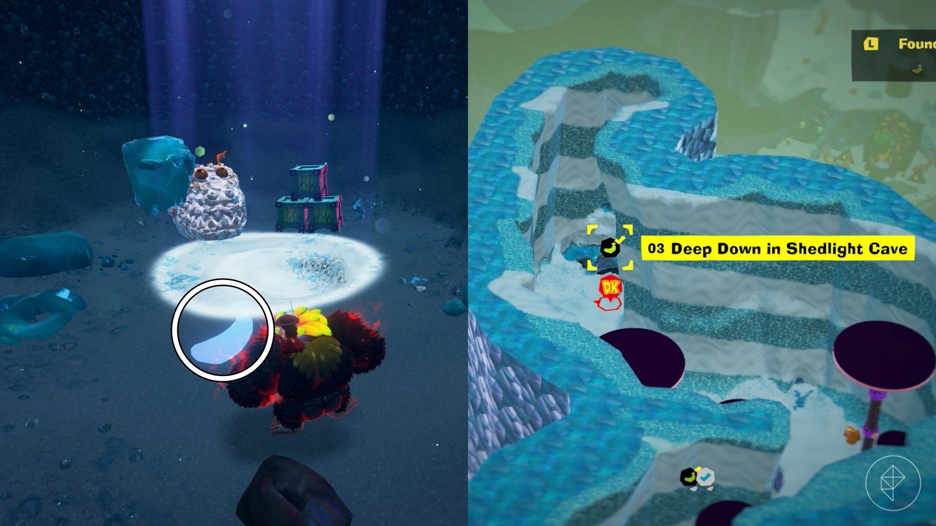 Radiance Layer Banandium Gem locations in Donkey Kong Bananza