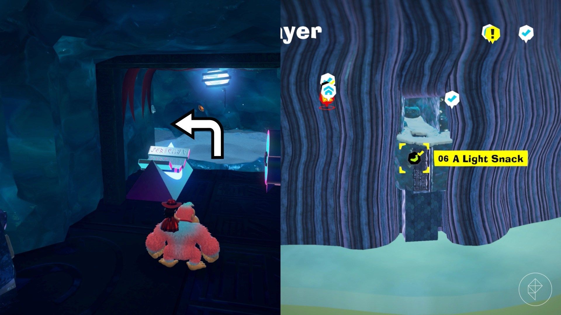 Radiance Layer Banandium Gem locations in Donkey Kong Bananza
