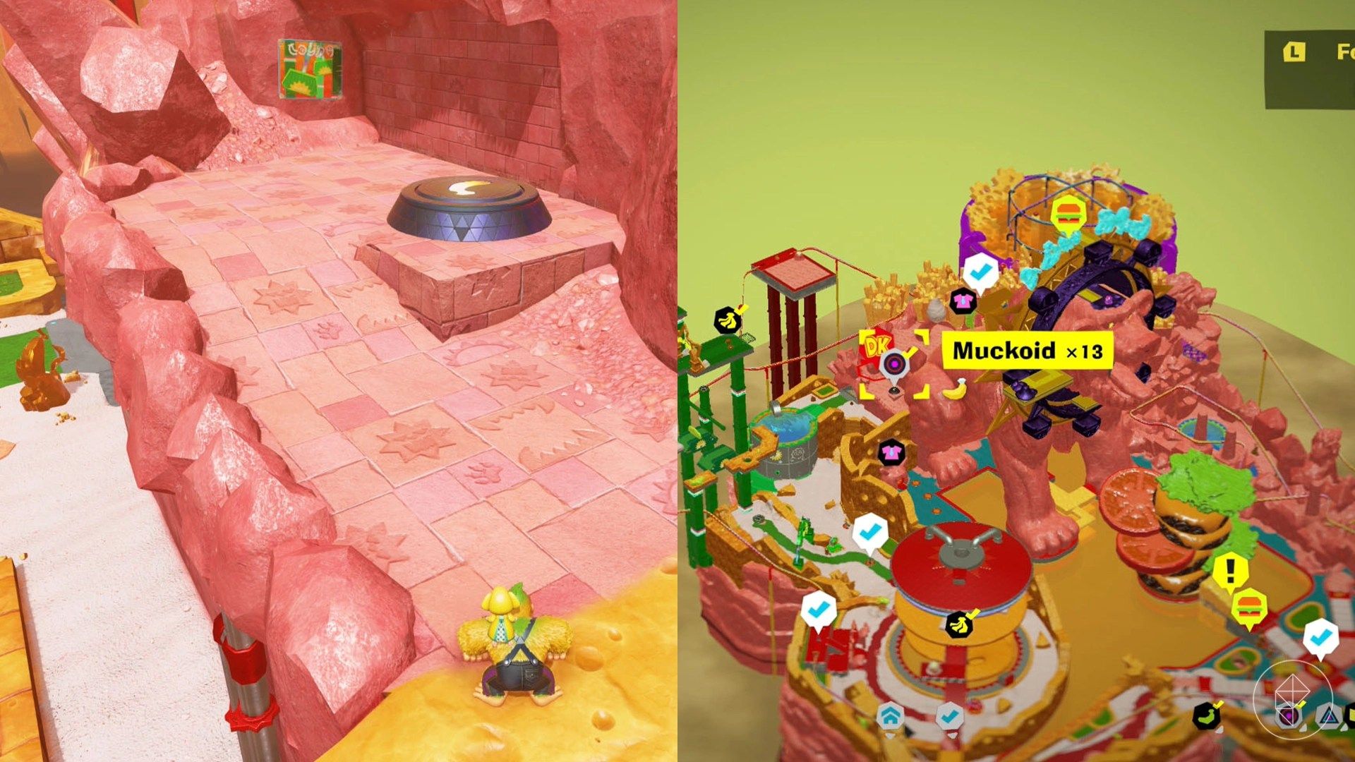 Feast Layer Banandium Gem locations in Donkey Kong Bananza