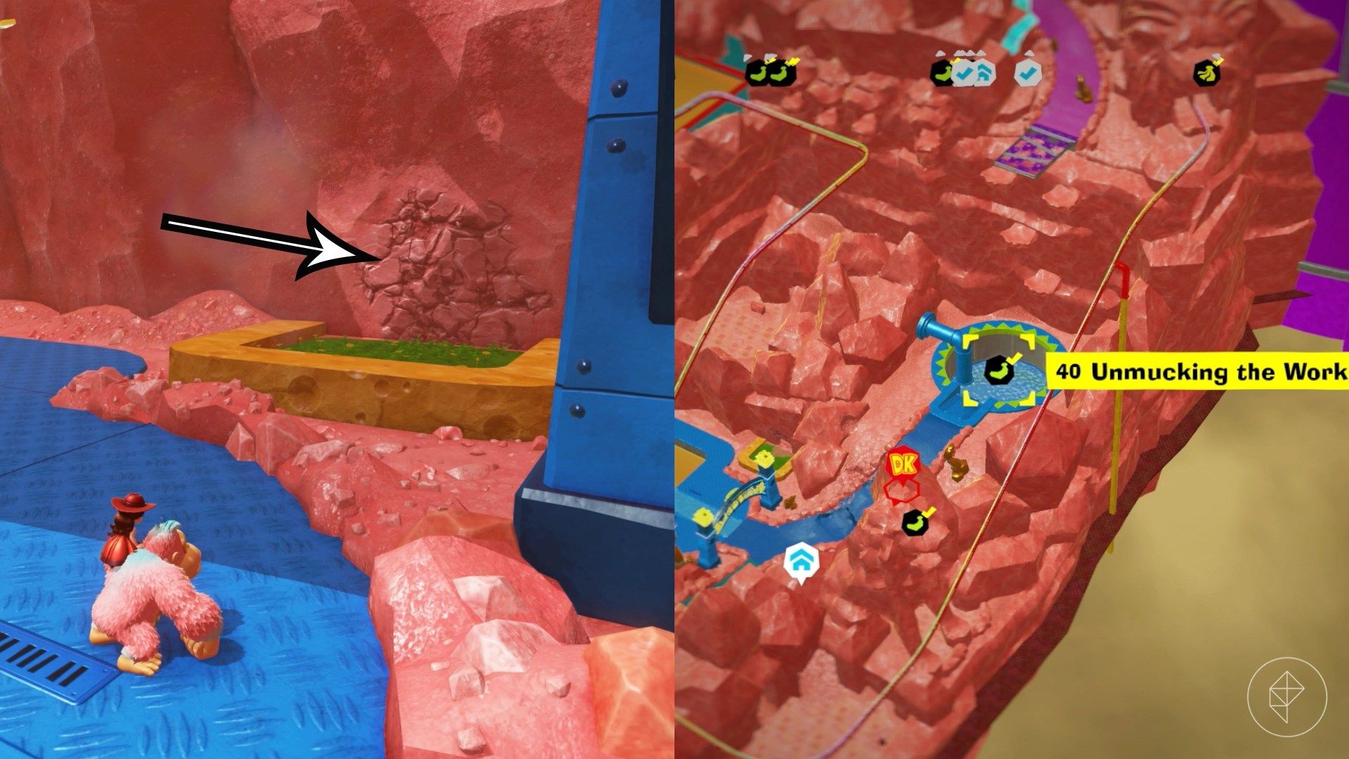 Feast Layer Banandium Gem locations in Donkey Kong Bananza