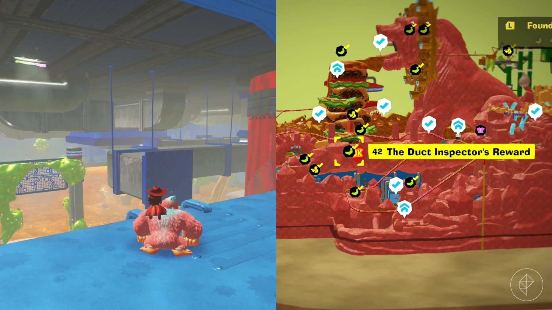 Feast Layer Banandium Gem locations in Donkey Kong Bananza