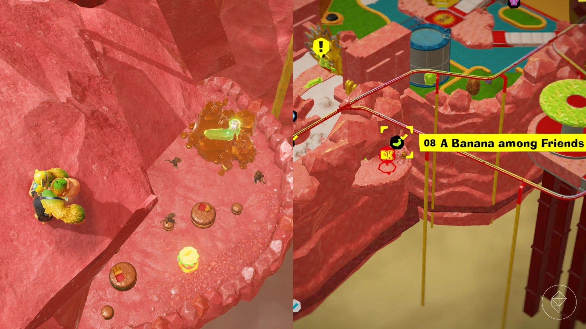 Feast Layer Banandium Gem locations in Donkey Kong Bananza