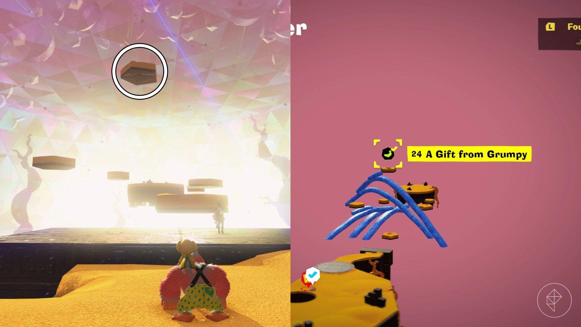 Forbidden Layer Banandium Gem locations in Donkey Kong Bananza