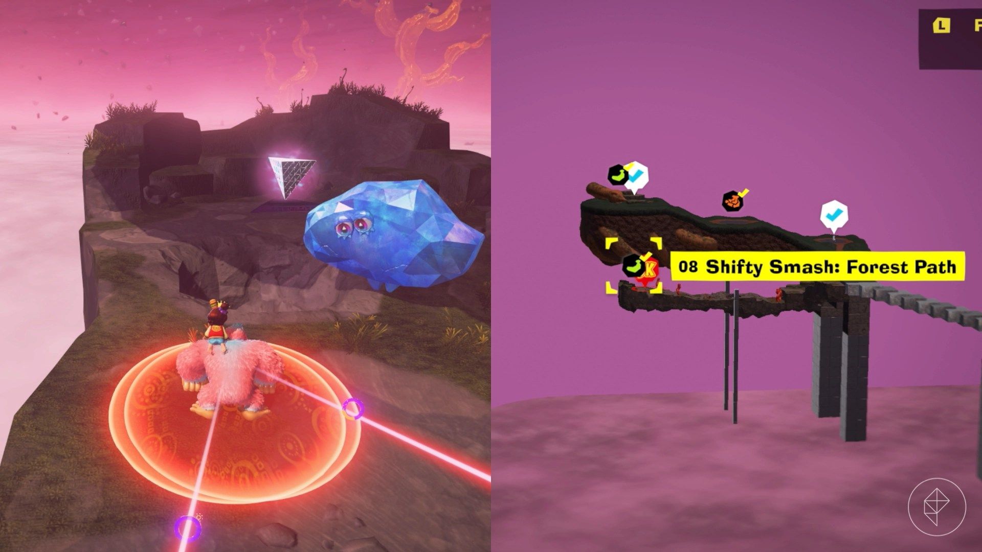 A junção Banandium Gem Localizações em Donkey Kong Bananza